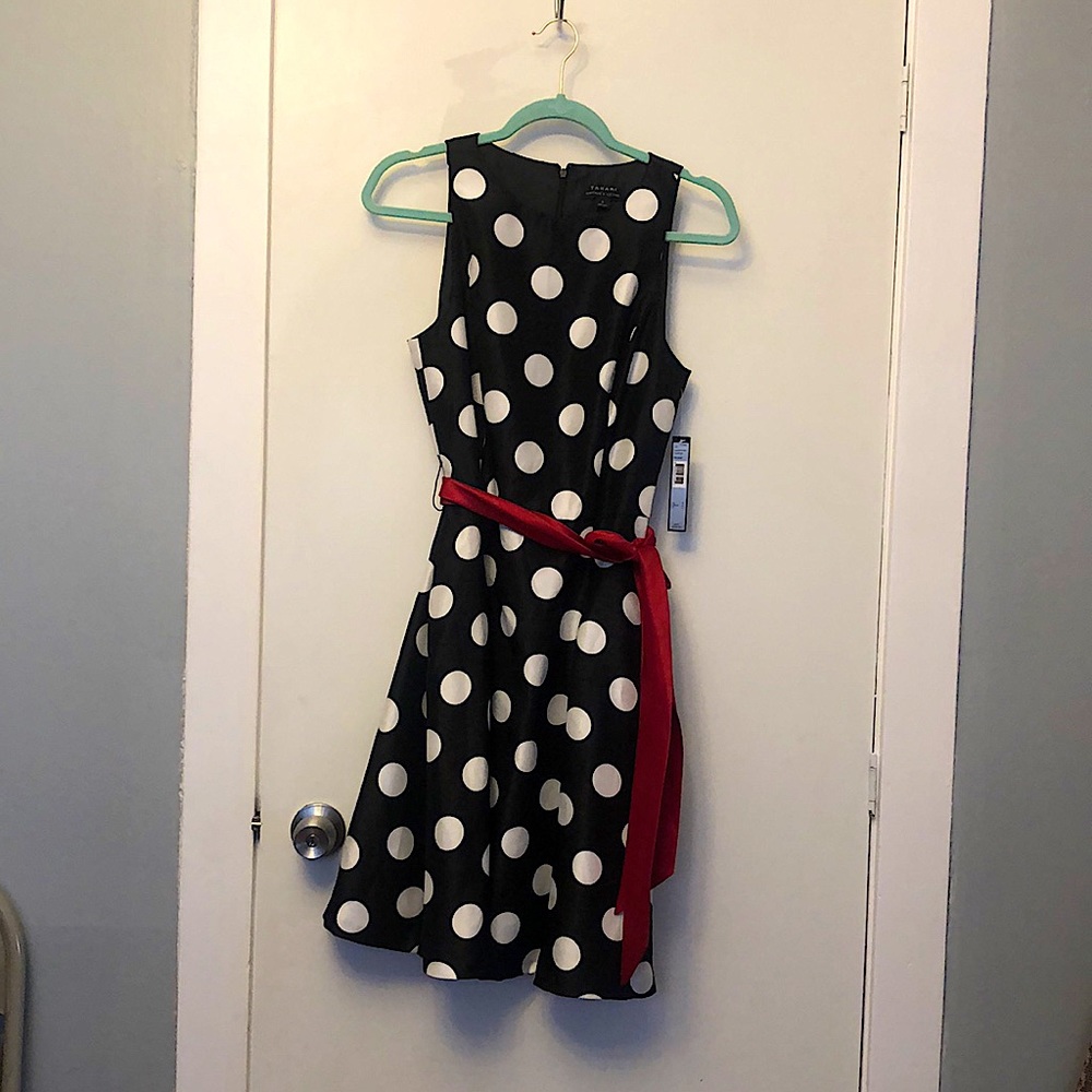 Tahari Polka dot dress